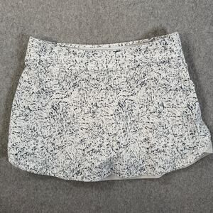 Outdoor Voices Active Skort Size X-Small Lightspeed Speckled White Blue Skirted